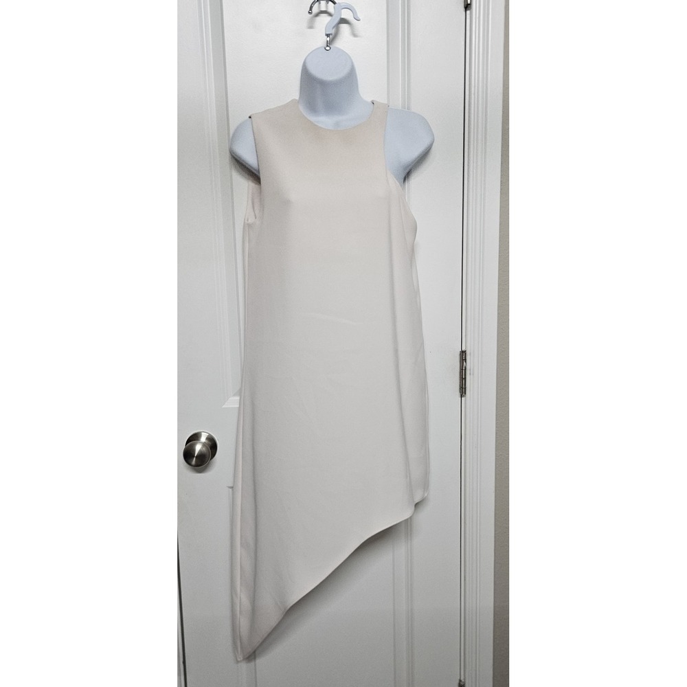 Iro Away Powder Sleeveless High Neck Asymmetric Cocktail Dress Size 36